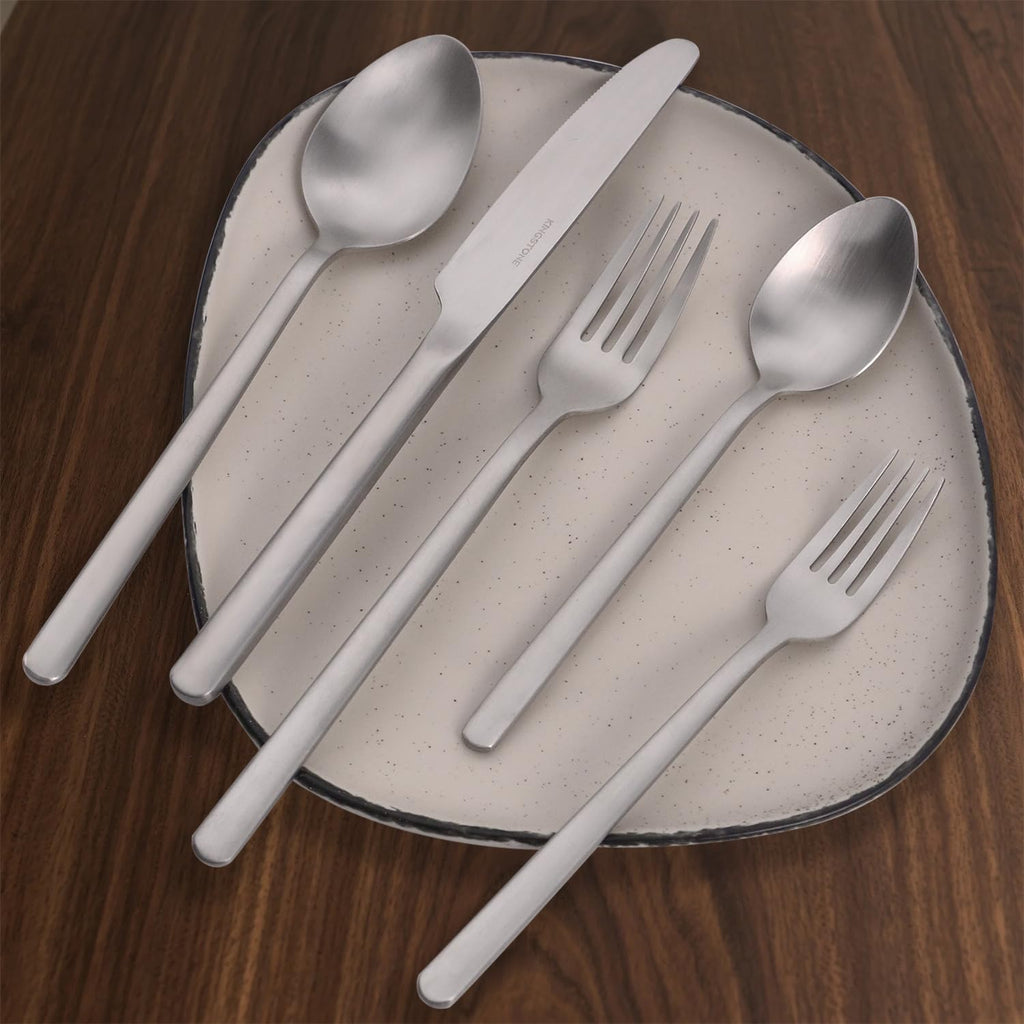 Silverware Set, 20 Piece Flatware Cutlery Set for 4, 18/10 Stainless Steel Silverware Mirror Polished Dishwasher Safe