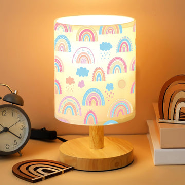 Rainbow Kids Table Lamp Kids Lamps for Girls Room
