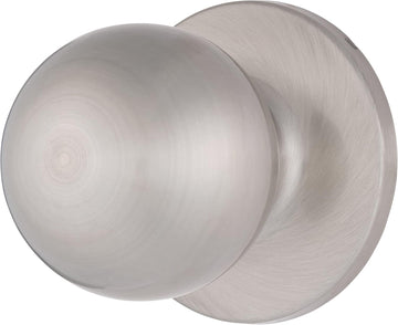 Door Knobs Interior, Non-Locking Transitional Ball Door Knobs, Satin Nickel for Traditional and Transitional Décor