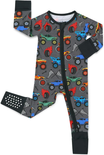 Bamboo Viscose Baby Footie Pajama, Zipper Sleeper Boys Girls