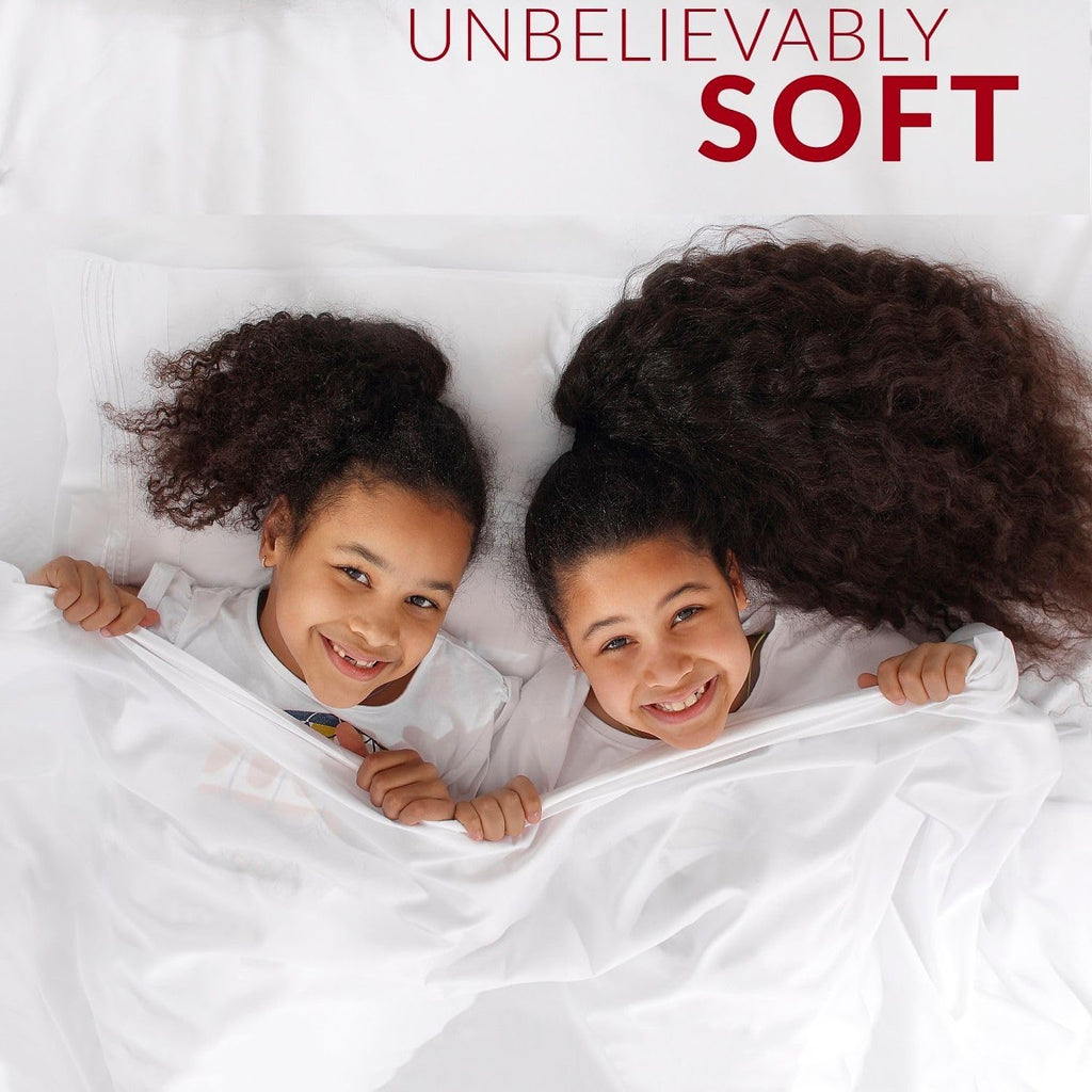 Extra Deep King Sheets - 4 PC Iconic Collection Bedding | Hotel Luxury, Ultra Soft, Cooling Bed Sheets - Wrinkle