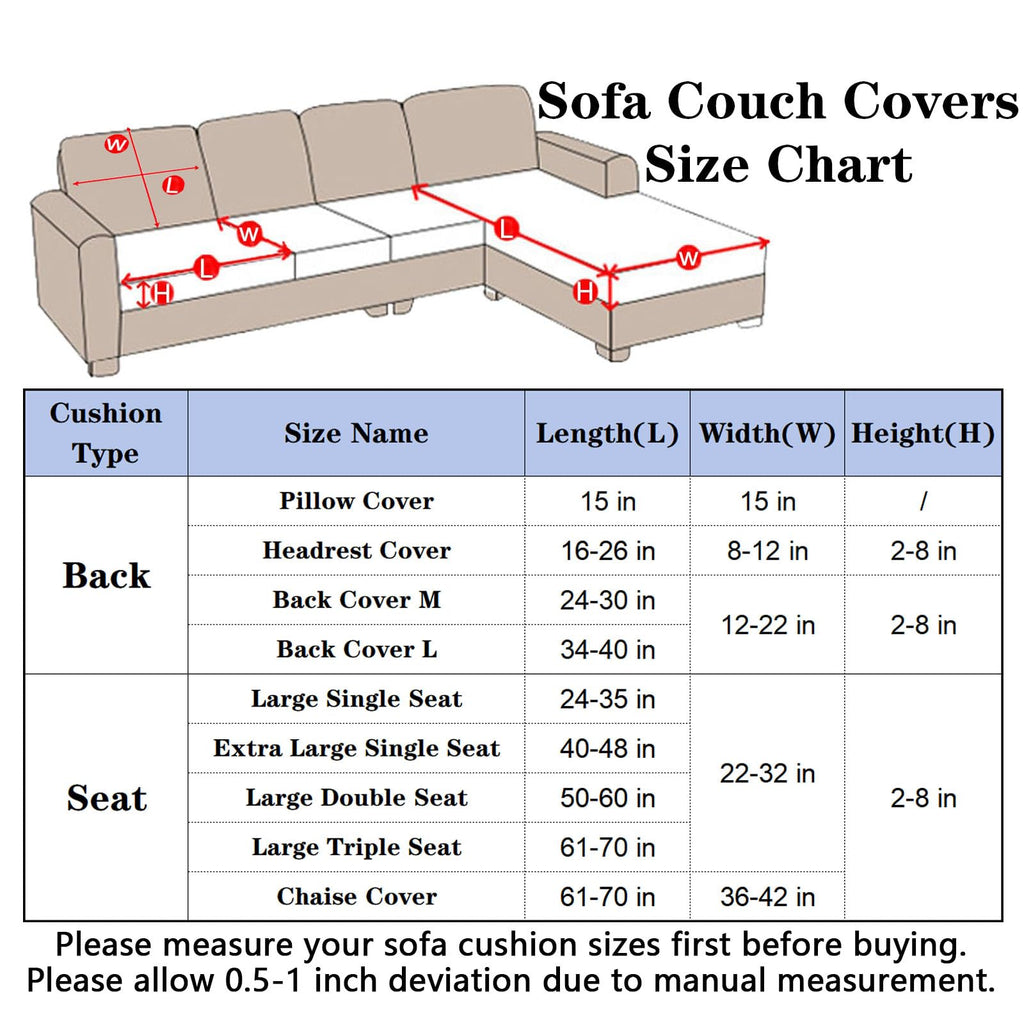 Soothing Home Sofa Covers, Sofa Hero Covers, Wear-Resistant Universal Couch Covers Washable Stretch Sectional Couch