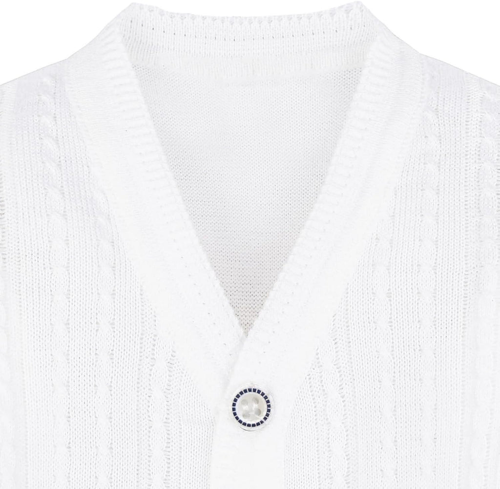 Baby Boy Cable-Knit Basic Knit Cardigan Sweater
