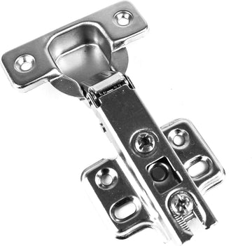 (20 Pieces) Full Overlay Frameless European Hinges, 105 Degree 2-Cam 4-Way Adjustable Concealed Kitchen Cabinet Door