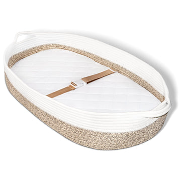 Baby Changing Basket with Diaper Changing Pad Breathable Waterproof