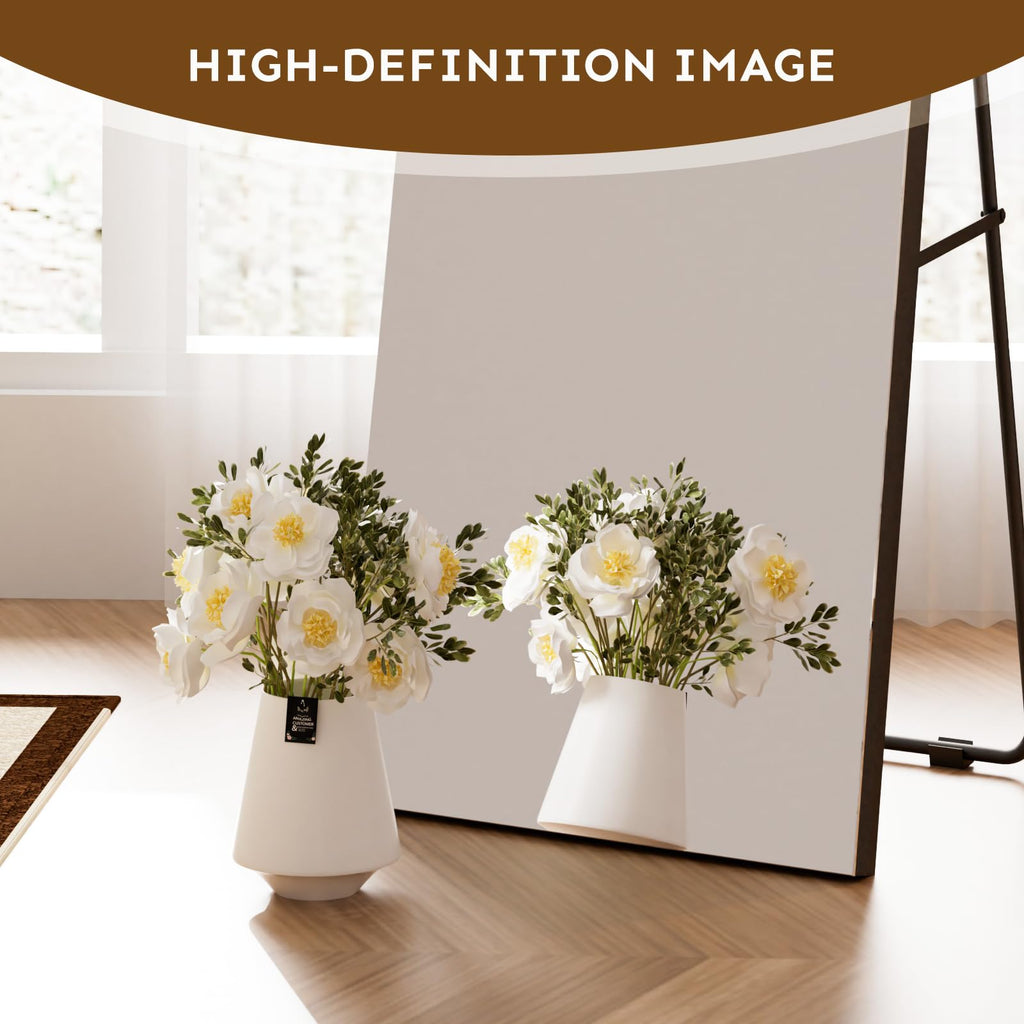 65"x24" Frameless Full Length Mirror with Stand