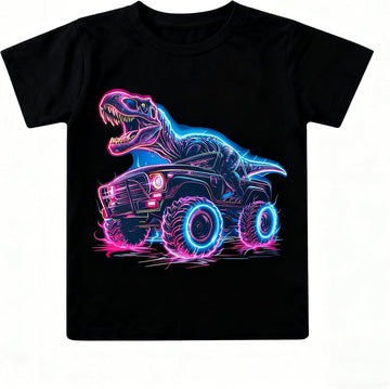 Boys Graphic T-Shirt, Cotton Short Sleeve Shirt for Kid