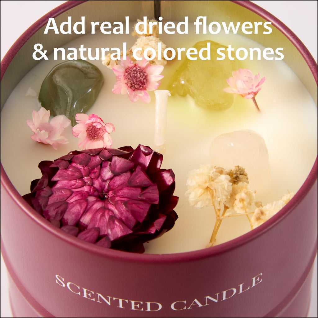 Cherry Soy Candle, 70‐Hour Long‐Lasting Highly Scented, 11.3oz Natural Soy Wax, SPA & Club