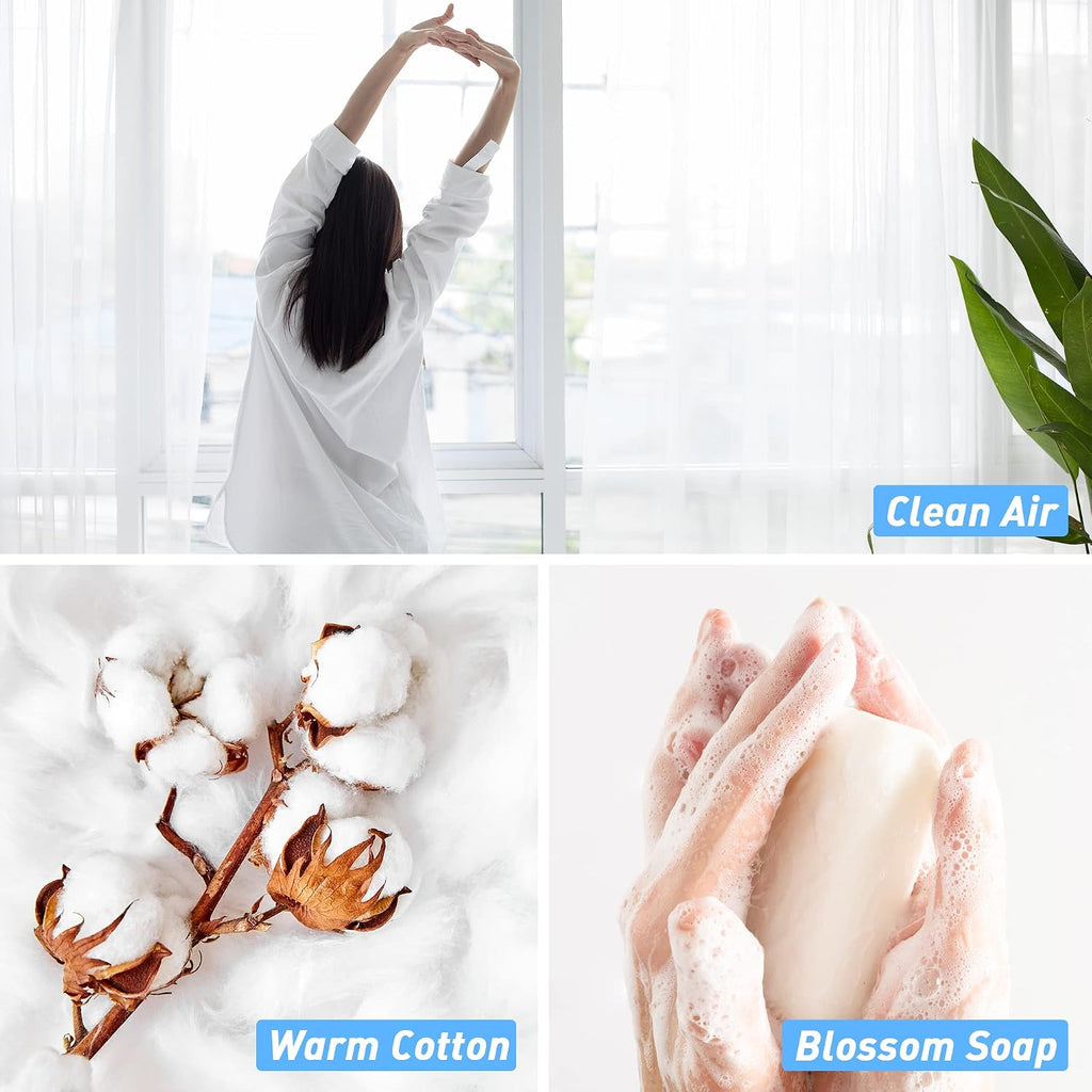 Fragrance Oil, Clean Set of Scented Oils, Essential Oils for Diffuser, Premium Soap & Candle Making Scents - Set of 6