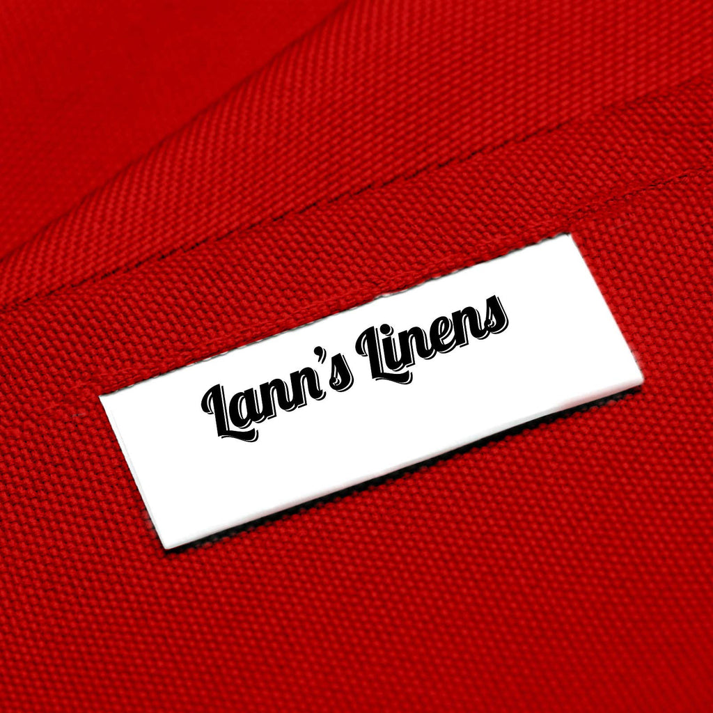 90" Round Premium Tablecloth for Wedding/Banquet/Restaurant - Polyester Fabric Table Cloth - Red