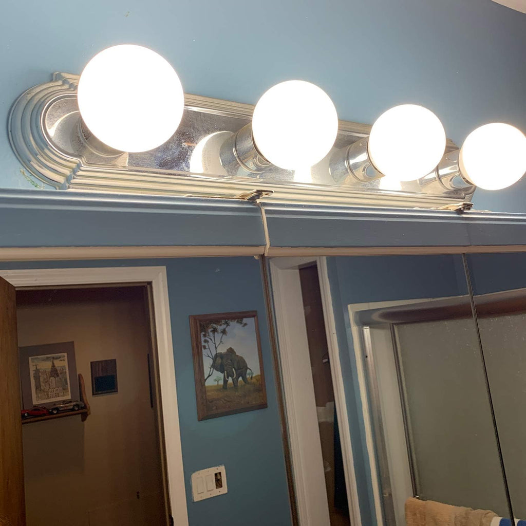 G25 Globe LED Light Bulbs, 450 Lumens, 4000K, 40W Equal, 6 Pack