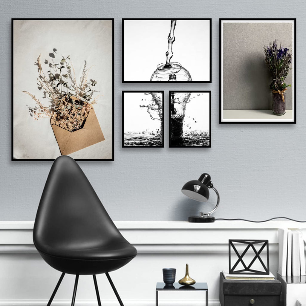 16x20 Picture Frames Black, Set of 6 for Gallery Wall Display
