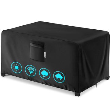 Rectangular Fire Pit Table Cover Waterproof, Fit 48x28x24 in