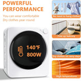 Portable Washer and Dryer Combo Set, 17Lbs Full-Automatic Washing Machine and 1.8 Cu.Ft Portable Clothes Dryer