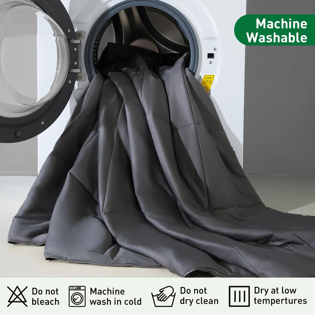 100% Viscose from Bamboo Cooling Comforter Queen Size for Hot Sleepers, Breathable Summer Duvet Insert