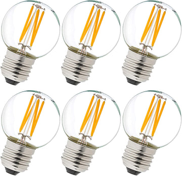 G16.5 Edison Bulbs,E26 Led Bulb 60 watt,Warm White 2700K,Clear