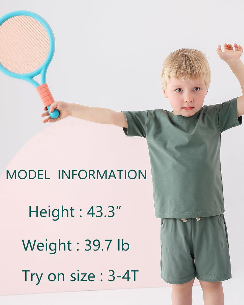 Boys Summer Outfits Toddler Short Set Kids Cotton Clothes