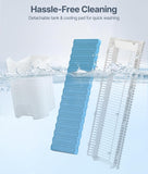 Evaporative Air Swamp Cooler - 38inch Cooling Fans that Blow Cold Air, Portable Tower Fan with 3L Water Tank