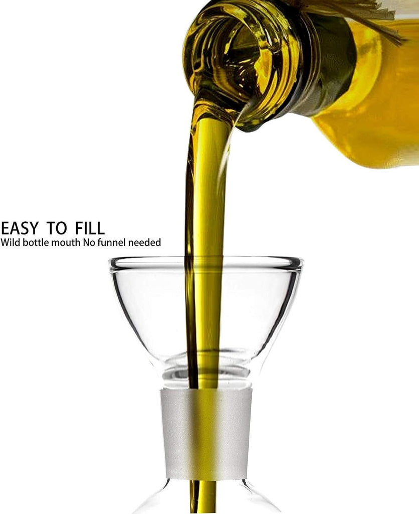 4 oz / 125 ml Glass All-Purpose Cruet, Glass Oil Decanter and Cruet (Cone-4 oz, Smooth surface)