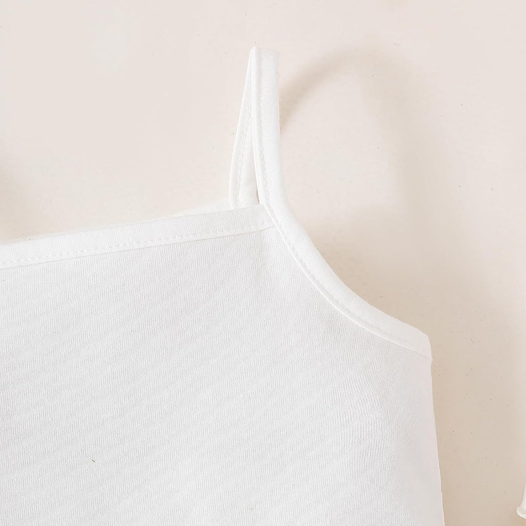 Baby Tank Top Onesies Baby Girl Bodysuit Sleeveless White Onesies