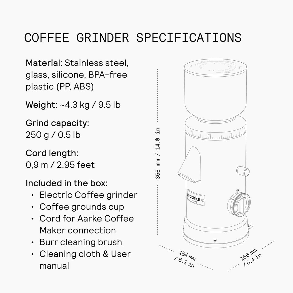Drip Coffee Maker & Grinder Bundle, 60 Settings, Stainless Steel