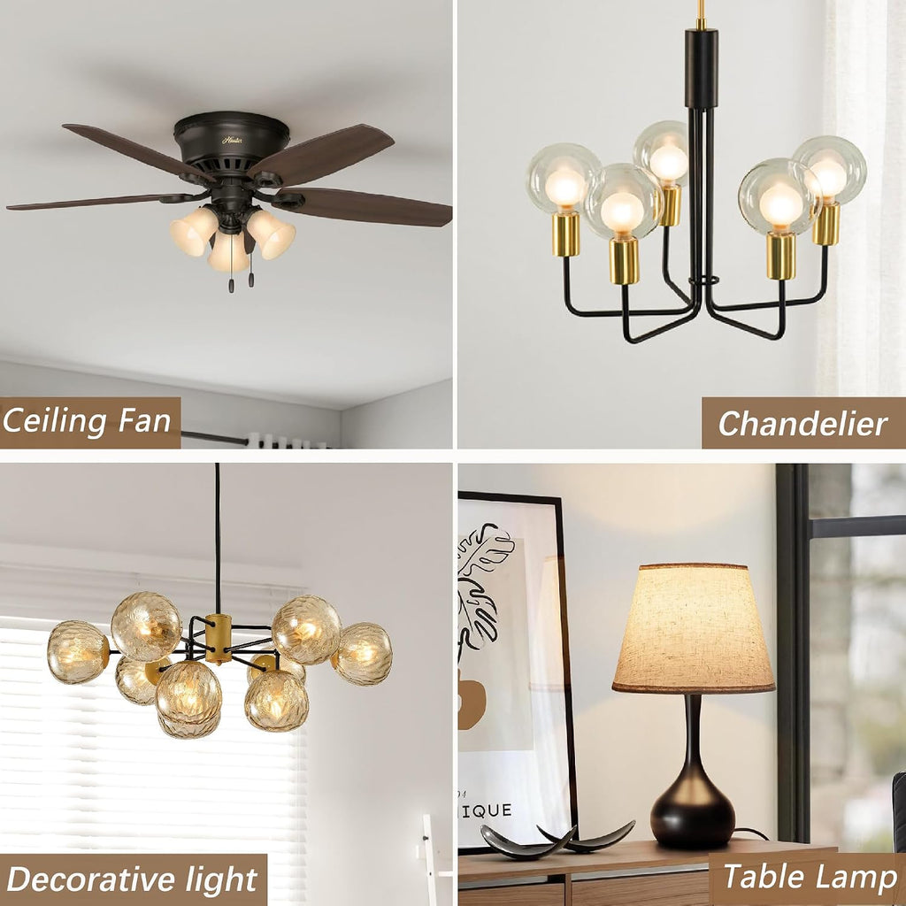 E12 Globe Candelabra Bulb Dimmable LED Bulb 40W Frosted Light Bulb,2700K