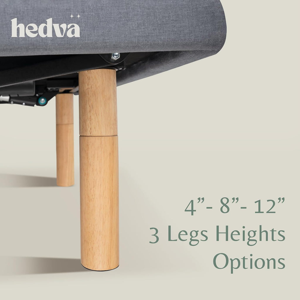 Queen Adjustable Bed Frame, Head & Foot Incline, Zero Gravity, Massage, Anti-Snore, 4 USB Ports, LED Under-Bed Light