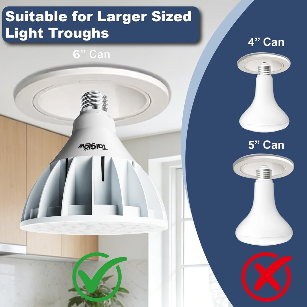 PAR38 LED Flood Light Bulbs, 250W Equivalent 3250LM 3000K