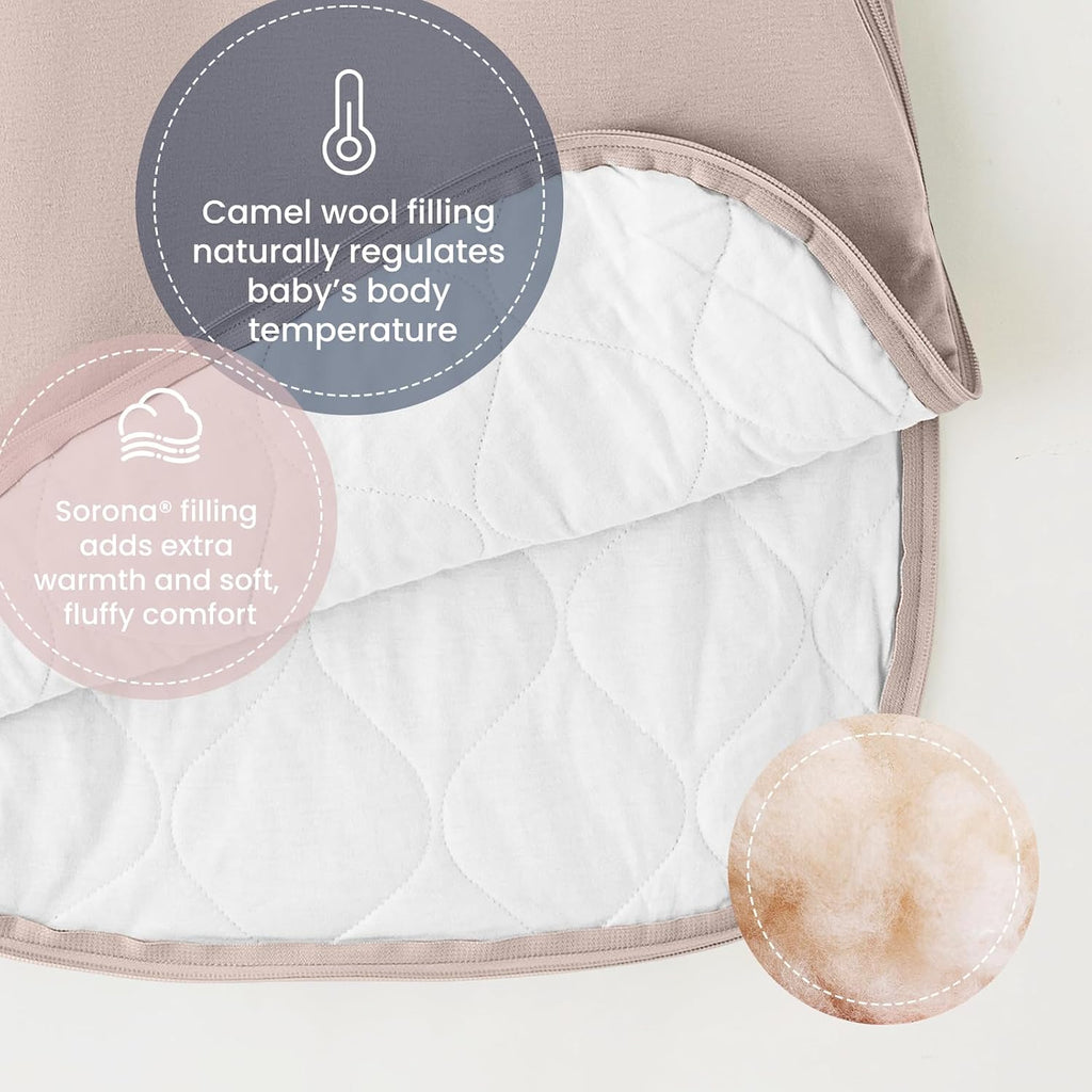 KaiyaBaby Organic Cotton Baby Sleep Sack, Long Sleeve 2.5 TOG