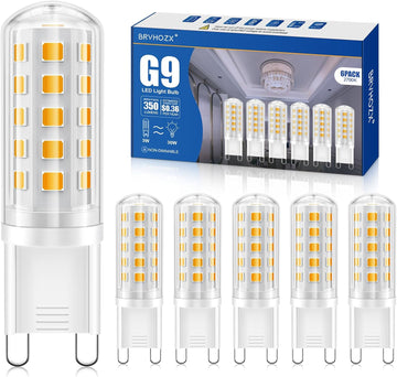 G9 Led Bulb Warm White, 3W, 350LM, 2700K, Equivalent to 30-40W Halogen, No Flicker, Non-Dimmable, 360°Beam Angle, AC