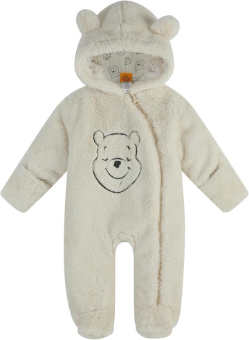 Clothes Boys Plush Filled Pram - Warm Hooded Winter Bunting Snowsuit for Infants, Soft Cozy One-Piece ( - )