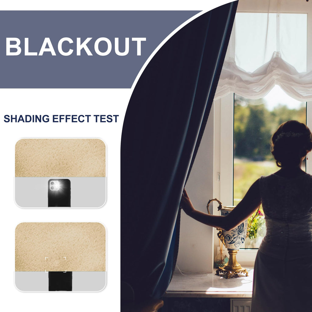 Blackout Curtains Living Room 42 x 72 Inches Long