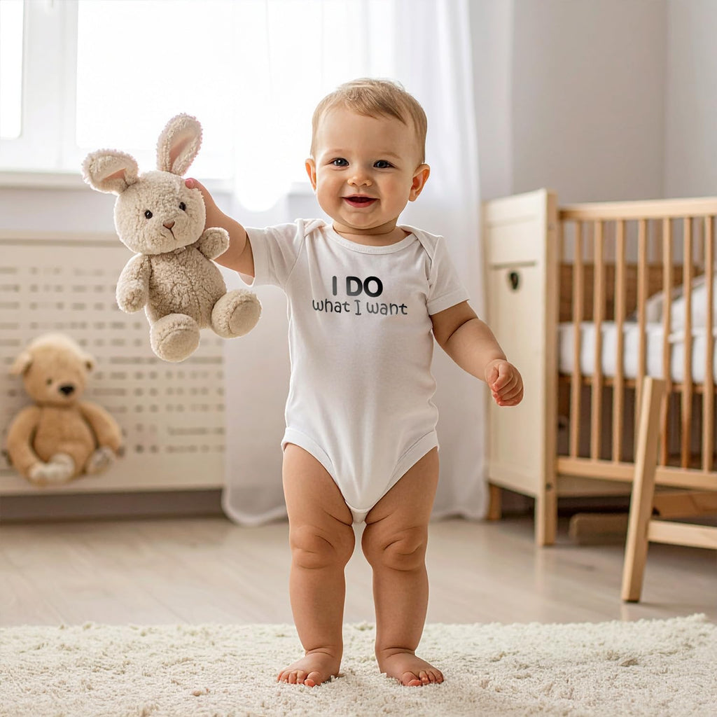 Organic Cotton Baby Onesie - Infant Bodysuit, Soft Breathable Newborn Outfit, Unisex Baby Clothes, Snap Closure