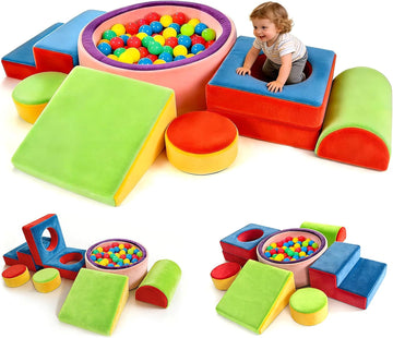 Soft Foam Climbing Blocks for Toddlers, Piece Foam Blocks