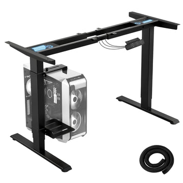 Dual Motor Standing Desk Frame with CPU Holder, Height Adjustable