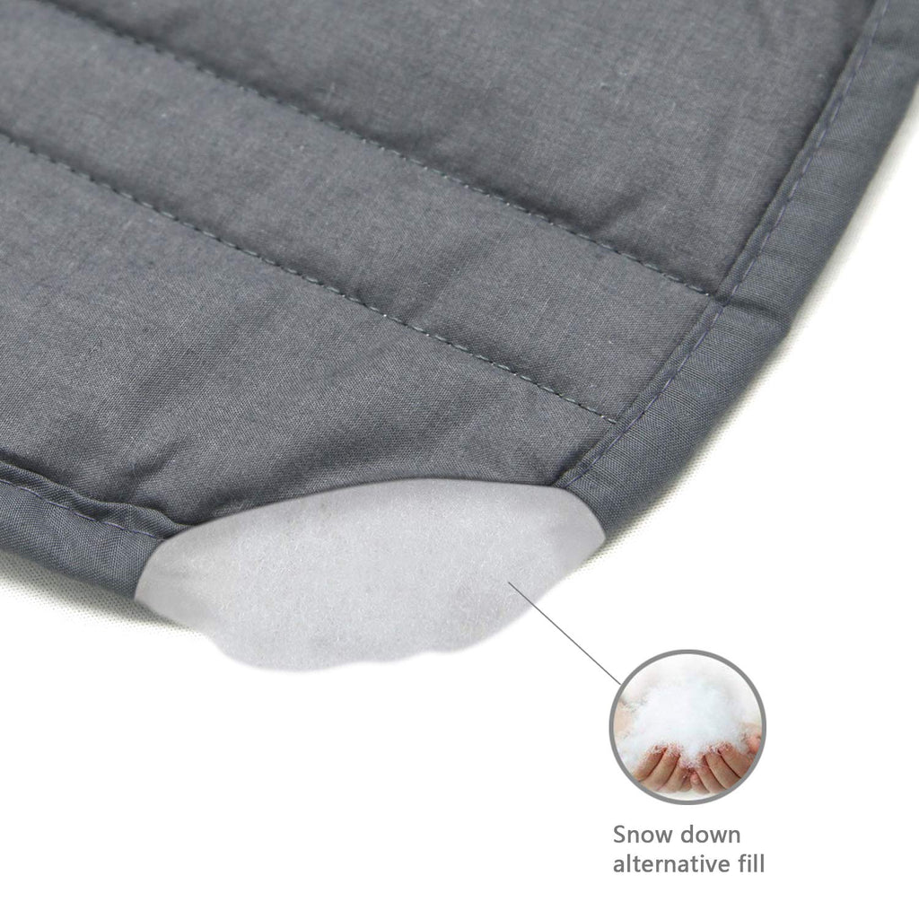 Tailored Bed Skirt Blended Quilted-Hang Down Feeling Enhancement Thick Bed Skirt, Dust-Proof, Wrinkle Fade Resistant