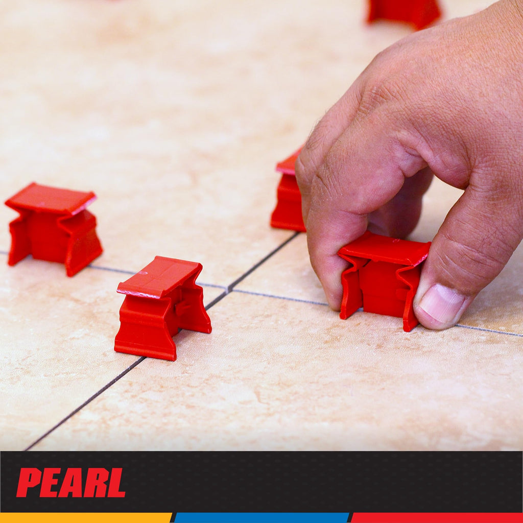 Seamclip Truspace Red 3/8" to 1/2" Tiles, Box of 1000
