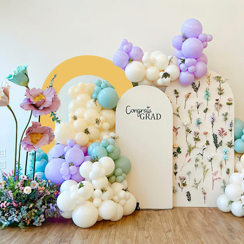 Open, Double Arch Frame U Shaped Wedding Arches for Wedding Ceremony Birthday Party Bridal Baby Shower Photo Booth