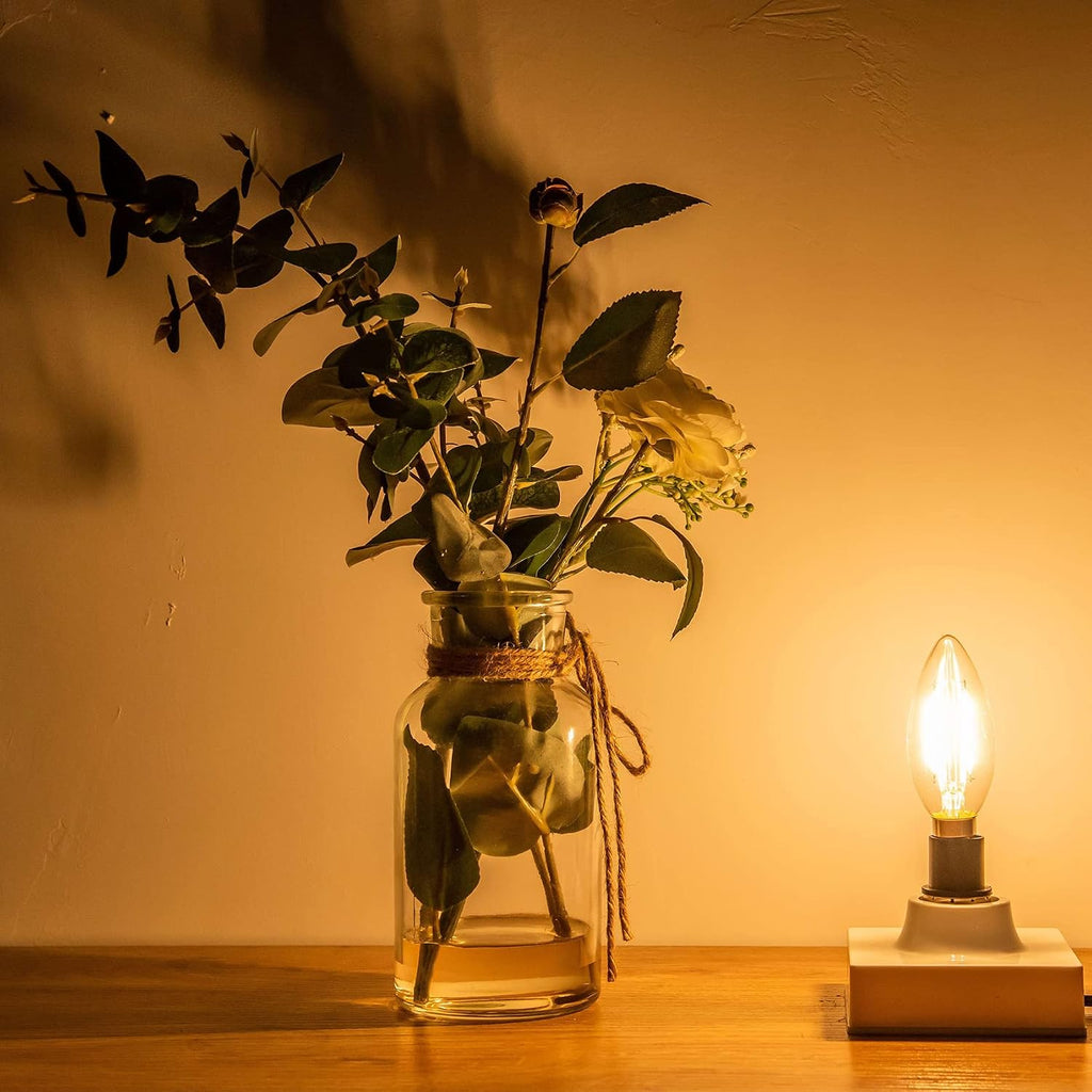 E12 Candelabra Bulb 25 Watt Equivalent E12 LED Bulb 2W 2700K