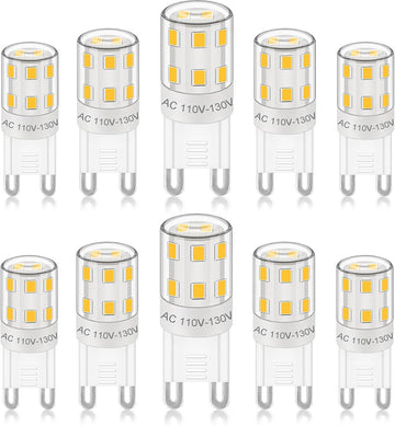 Dimmable G9 Led Bulbs 3W Replace G9 Halogen 20W - 30W,Soft Warm White 2700K