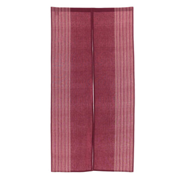 Japanese Noren Doorway Curtain - Cotton Blend Two-Panel Split, Hand-Washable, Easy Installation with Tension Rod