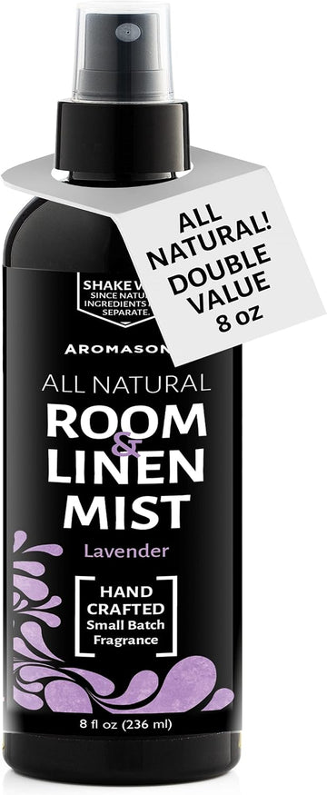 All-Natural Lavender Room & Linen Spray 8 Oz for Sheets, Pillow, Fabric, Bed, Sleeping with a Refreshing Scent - Set of 8