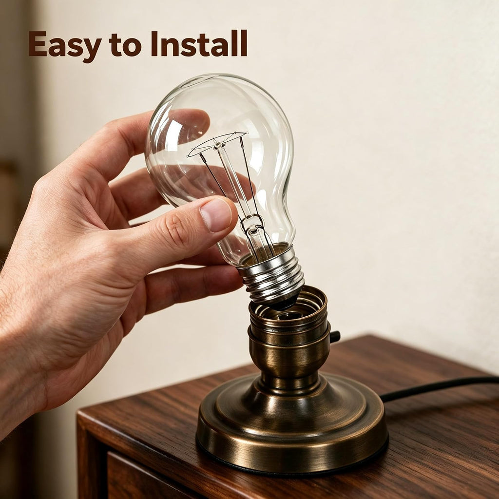 150 Watt Incandescent Light Bulbs, A21 150 WATT Incandescent Bulb Shatter Resistant Rough Service Light Bulb 150W (2