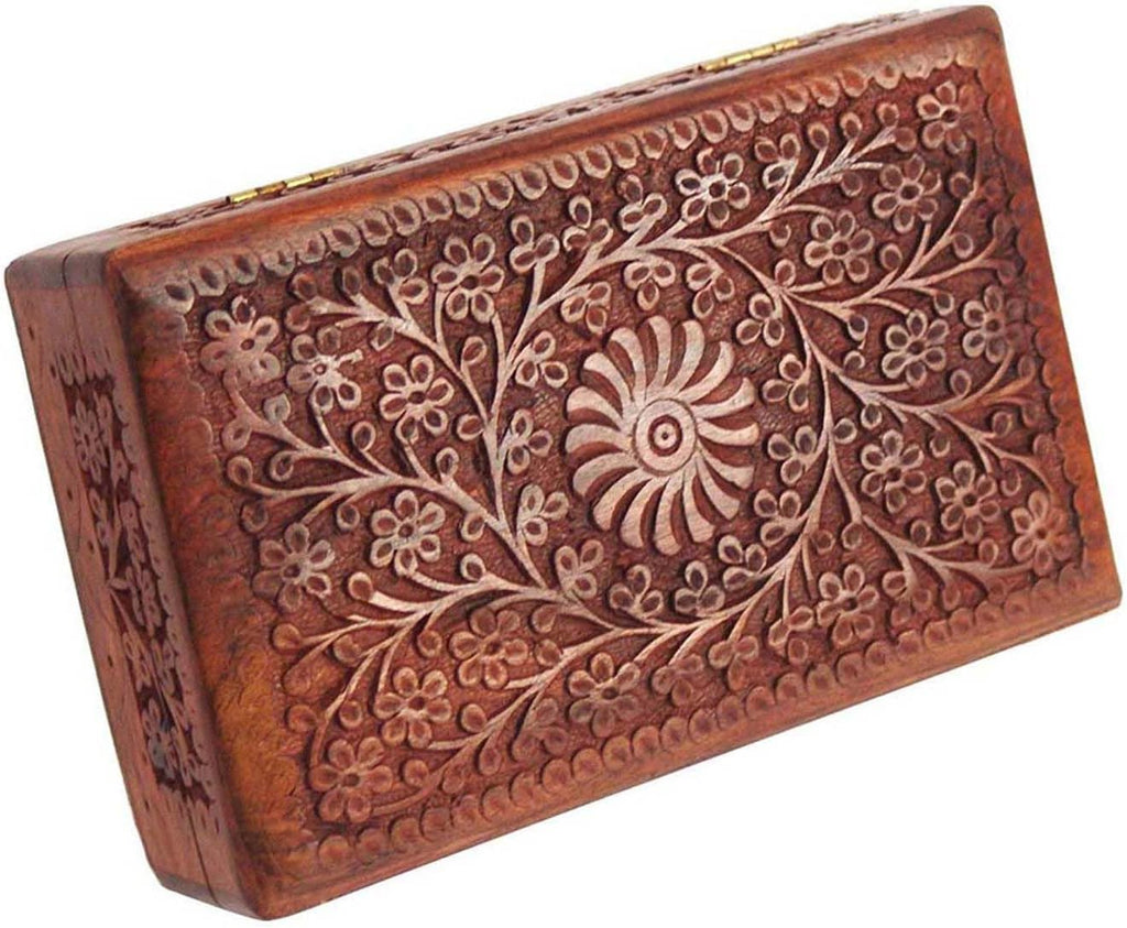 Jewellery Box for Women Wooden Jewel Organizer Hand Carved Jewellery box, Wooden Jewelry Organizer box, Vanity