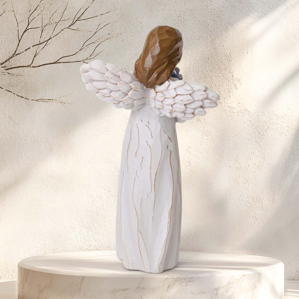 Forget Me Not Guardian Angel Figurines, Sympathy Gifts for Loss Loved One