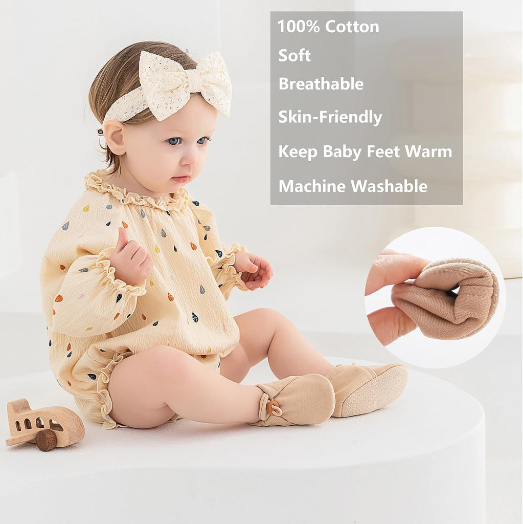 Baby Booties Boys Girls Cotton Non-Slip Shoes