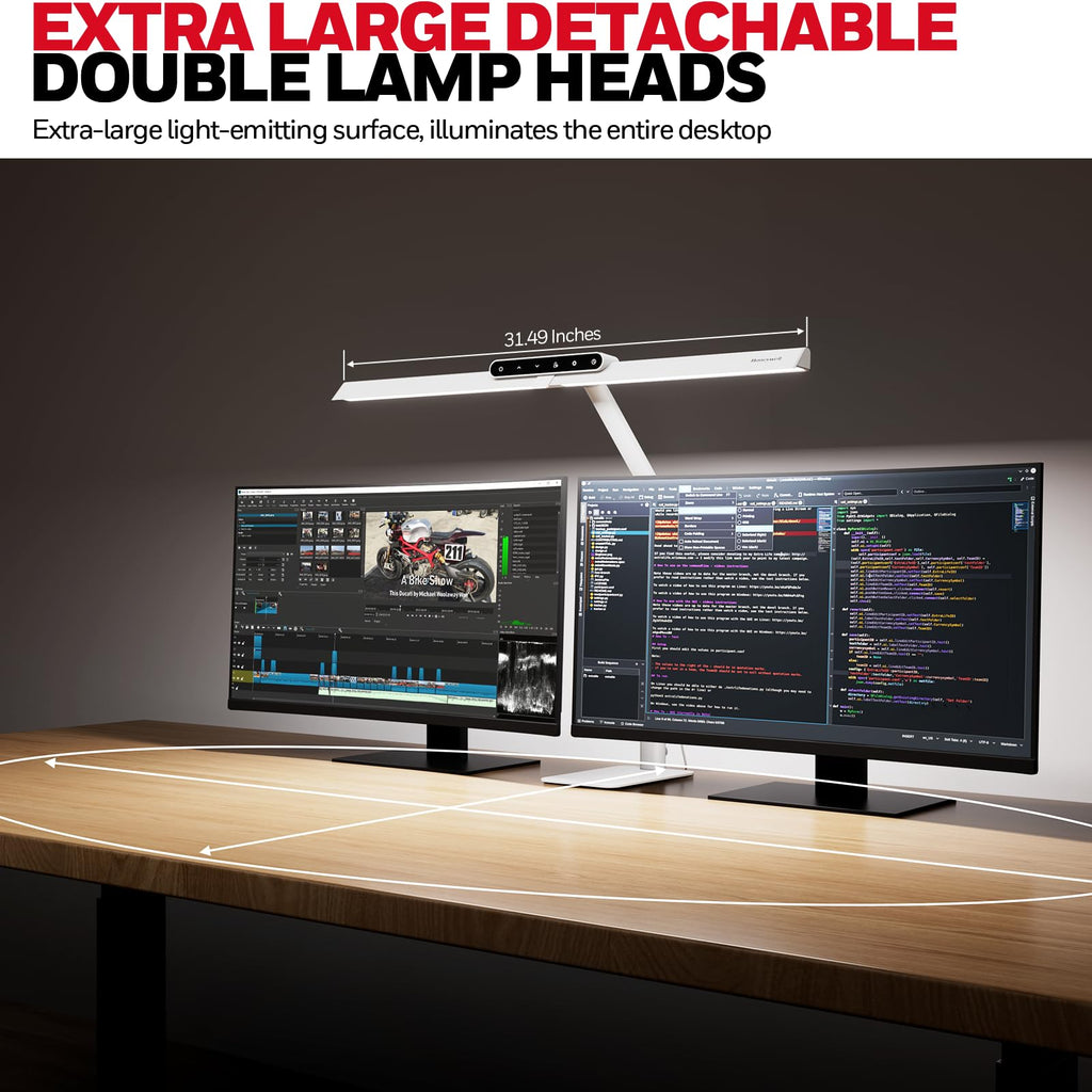 HJ1WT 1200LM LED Desk Lamp Dimmable Lamp for Desk