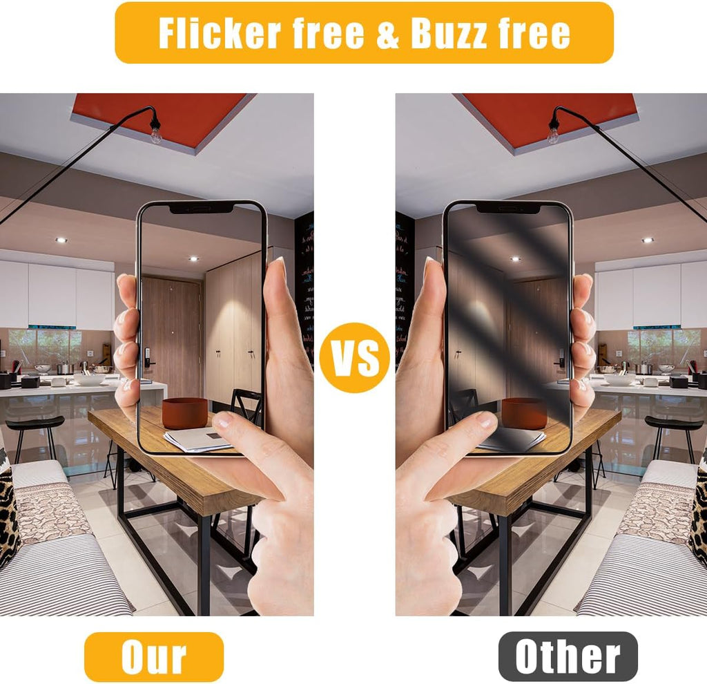 GU10 COB LED Light Bulbs Dimmable GU10 Bulb Replacement for Recessed Track Lighting 5W LED Bulbs with 40° Flood Beam