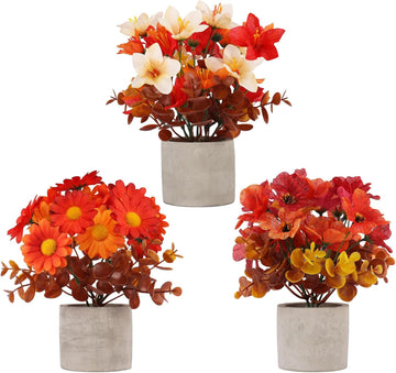 Fall Decor for Thanksgiving Autumn Home Fireplace Holiday Decor - Set of 3