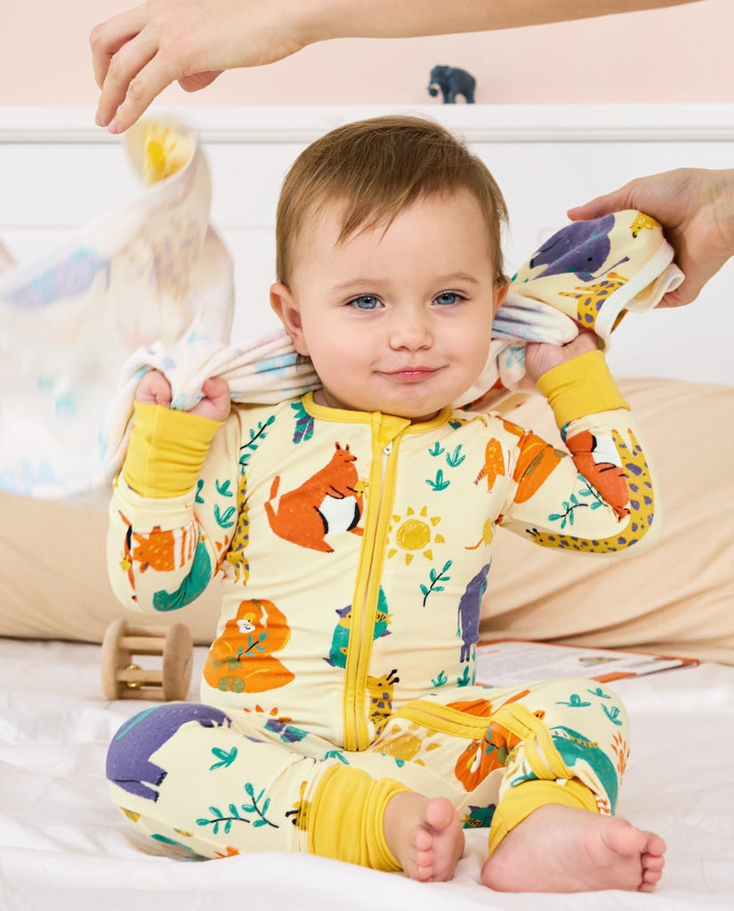 Viscose Baby Footie Pajama, Zipper Sleeper Boys Girls